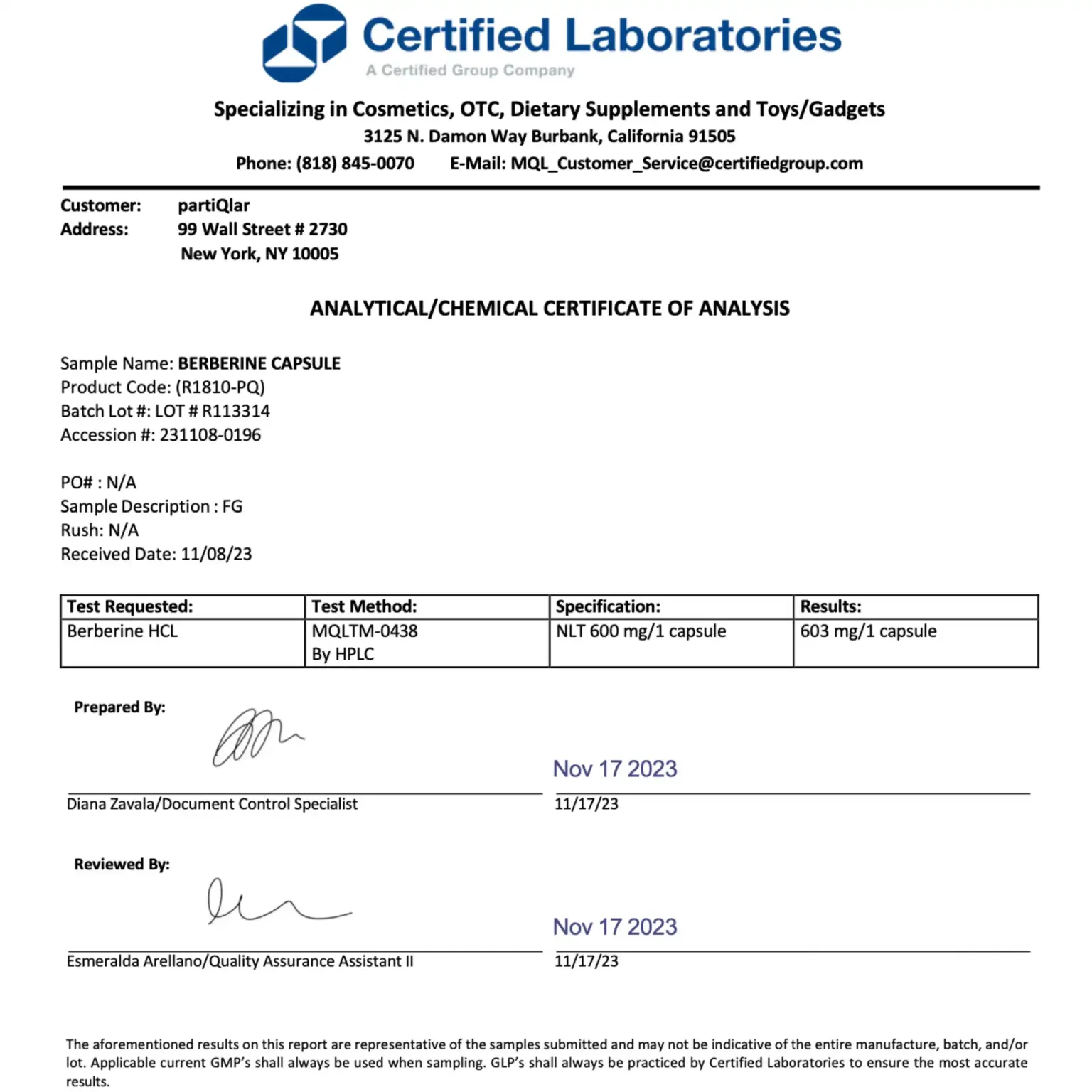 Pure Berberine HCL - Image 4